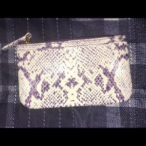 Snake Skin Purple Coin Purse💥NWOT💥